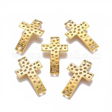Alloy Hammered Cross Links connectors PALLOY-AD49200-AG-FF-1