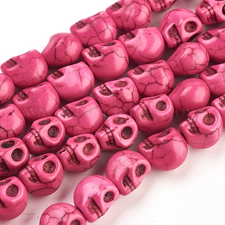 Synthetic Howlite Beads X-TURQ-E006-14-1