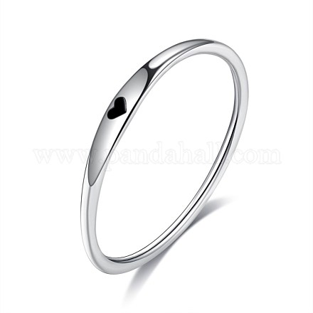 925 стерлингового серебра кольца перста RJEW-BB56055-A-7-1