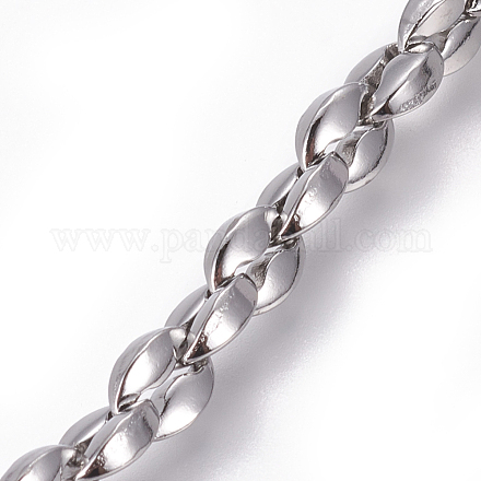 304 cadenas de eslabones ovales de acero inoxidable CHS-L020-007P-1