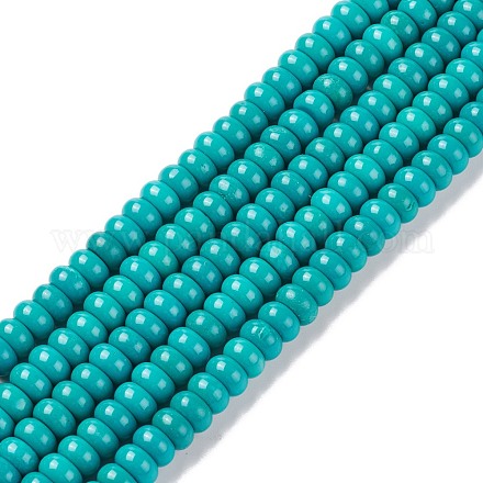 Brins de perles de magnésite naturelle TURQ-G148-27-10mm-1
