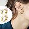 Alloy Cuff Earrings for Women, Golden