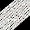 Natural Freshwater Shell Beads Strands, Disc, Heishi Beads, White, 3x2mm, Hole: 0.6mm, about 40pcs/strand, 77.95''(198cm)