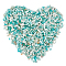 NBEADS 1 Box about 150g Natural Chip Gemstone Beads, No Hole Crystals Polishing Crushed Amazonite Beads Irregular Shaped Loose Energy Stone Beads for Jewelry Making Craft Gift, 5~10.5mm