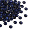 Preciosa® Crystal Hotfix Flatback Stones, Czech Crystal, Round(438 11 612 Chaton Rose VIVA 12 ®), 30280 Dark Indigo, SS16(3.8~4mm)