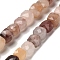 Natural Quartz Beads Strands, Faceted, Cube, 6.5~7.5x6.5~7.5x6.5~7.5mm, Hole: 1.2mm, about 57~58pcs/strand, 15.35~15.55 inch(39~39.5cm)