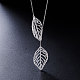Ожерелье лариат с кулоном из стерлингового серебра shegrace Fashion Filigree 925 JN171A-3