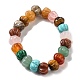 Naturelles et synthétiques mélangées perles de pierres précieuses brins G-K335-02B-2