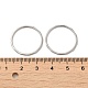 304 anillo de dedo de acero inoxidable RJEW-I101-03D-P-3