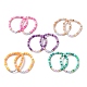 Polymer Clay Heishi Beads Stretch Bracelets BJEW-JB05711-1