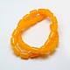 Imitation Amber Resin Barrel Beads Strands for Buddhist Jewelry Making RESI-A009B-C-02-2