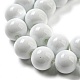 Chapelets de perles en verre peintes DGLA-S071-8mm-01-2