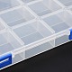 (defekter Restposten: zerkratzt) 15 Gitter-Organizer-Aufbewahrungsbox aus Kunststoff CON-XCP0001-79-4
