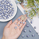 CHGCRAFT 200Pcs 4Styles Round Porcelain Beads Ceramic Loose Beads Handmade Porcelain Beads Printed Round Spacer Beads for DIY Jewelry Making Supplies Craft Beading Kit PORC-CA0001-13-3
