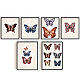 Superdant Schmetterlings-Wandkunstdrucke AJEW-WH0376-006-1