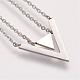 304 Stainless Steel Tiered Necklaces NJEW-K065-15P-2