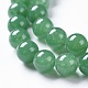 Gefärbt natürliche Jade Perlen Stränge G-I261-E01-8mm-1-3