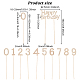 Fingerinspire 11 Stück „Happy Birthday“-Kuchenaufsatz DIY-FG0003-56G-2