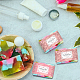 Pandahall elite 90 pièces 9 couleurs étiquette en papier savon fait main DIY-PH0005-33-4