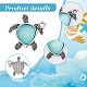 PandaHall 20pcs Turtle Charms for Jewellery Making FIND-PH0005-96-3