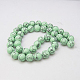 Chapelets de perles en turquoise synthétique TURQ-H038-6mm-XXS19-1