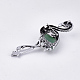 Natural Green Aventurine Brooches/Pendants G-S353-06A-3