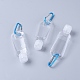 50 ml botellas de llavero de plástico petg X-MRMJ-WH0059-38-1