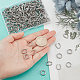 DICOSMETIC 200Pcs 4 Style Stainless Steel Open Jump Rings Small Round Ring Connectors 8mm 9mm Metal Jump Rings for Choker Necklaces Bracelet DIY Jewelry Making Findings STAS-DC0005-83-2