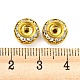 Brass Rhinestone Beads RB-F035-04G-3