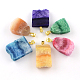 Dyed Drusy Natural Agate Pendants G-R275-126-1
