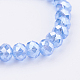 Bracelets stretch avec perles en verre GLAA-K018-01B-2