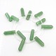 Natural Green Aventurine Pointed Pendant Beads Strands G-G625-10-2