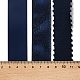 9 ヤード 3 スタイルのポリエステル リボン  DIY手作りクラフト用  髪のちょう結びとギフトの装飾  ダークブルーのカラーパレット  ミッドナイトブルー  1~1-1/8インチ（25~28mm）  約3ヤード/スタイル SRIB-A014-F05-2