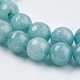 Chapelets de perles de jade naturel X-G-R166-8mm-20-3