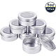 BENECREAT 10 Pcs 150ml Aluminum Tin Jars CON-BC0004-80-5