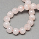Chapelets de perles en quartz rose naturel G-R193-13-10mm-2