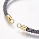 Nylon Cord Bracelet Making X-MAK-P005-04G-2