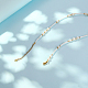Collier de perles rondes en imitation perle et acier inoxydable pour femme SZ6704-3
