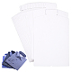 BENECREAT 20 PCS White Cardboard Shirt Inserts DIY-WH0399-56-1