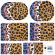 Toppe da stirare/cucire in stoffa con motivo leopardato DIY-WH0308-192-1
