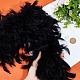 GORGECRAFT 82.6 Inch Long Fluffy Boa Chandelle Turkey Feathers Mardi Gras Feather Boas for Preppy Party Ideas Wedding DIY Crafts Dancing Dress Accessory Halloween Costume Holiday Decors FIND-WH0126-125A-3
