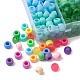 810 pièce de perles en plastique opaques et transparentes de 18 styles KY-YW0001-44-2