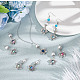 Arricraft 4 ensembles de pendentifs en perles d'imitation en plastique abs FIND-AR0003-51-4