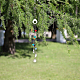 Gorgecraft crystal suncatchers bola de cristal prismas chakra rainbow maker ganchos giratorios clips bolsas de terciopelo para la decoración del jardín del hogar AJEW-GF0001-23-7