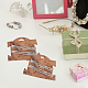 Rectangle Paper Hair Clip Display Cards CDIS-WH0027-04A-02-7