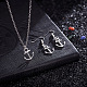 Zinc Alloy Anchor Jewelry Sets SJEW-BB16604-3