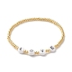 Handgefertigte Heishi-Perlen-Stretcharmbänder aus Fimo BJEW-JB07406-01-4