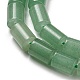 Естественный зеленый авантюрин бисер нитей G-Q1008-A18-3