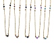 304 Stainless Steel Beaded Necklaces NJEW-H210-K-G-1