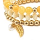 Ensemble de bracelets extensibles perlés BJEW-JB07788-5